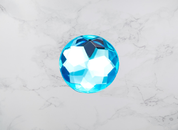 Blue Zircon Gemstone Gift Box Closure