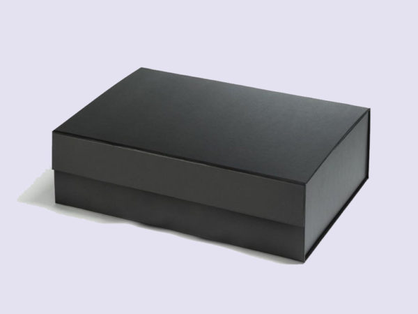 Black A4 Deep Gift Boxes no ribbon