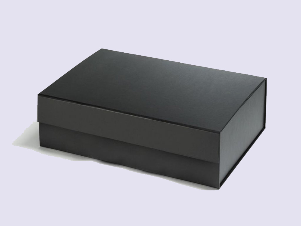Black A4 Deep Gift Boxes no ribbon