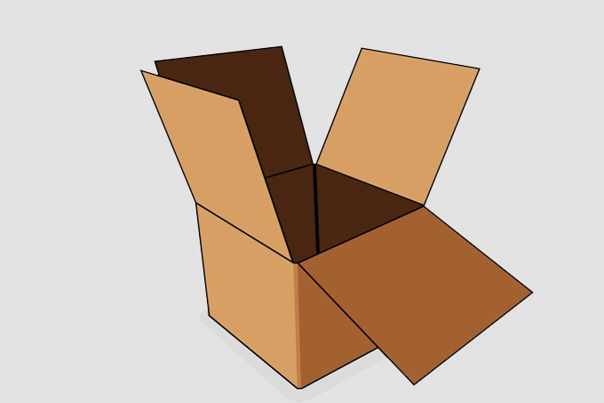 Large Cube Gift Box Mailing Cartons