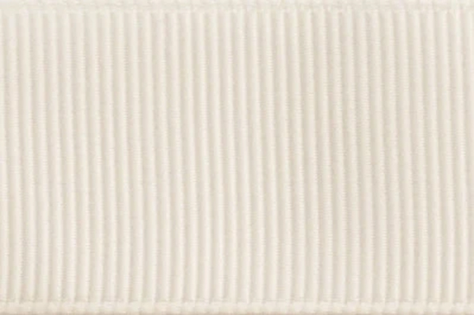 Ivory 80cm Grosgrain Ribbon
