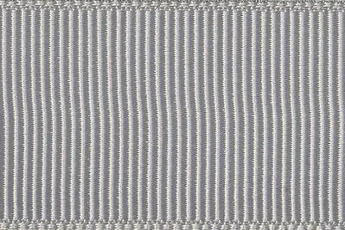 Silver Grey 80cm Grosgrain Ribbon