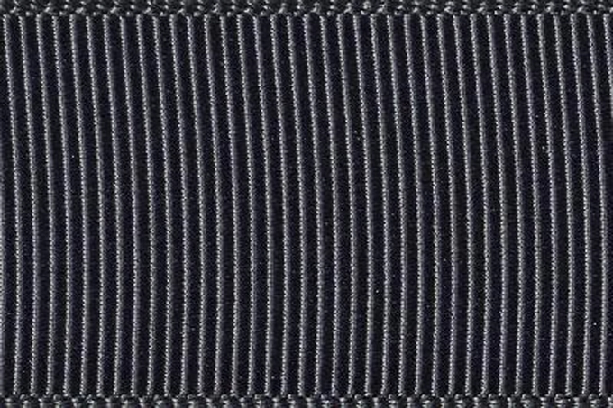 Charcoal 80cm Grosgrain Ribbon