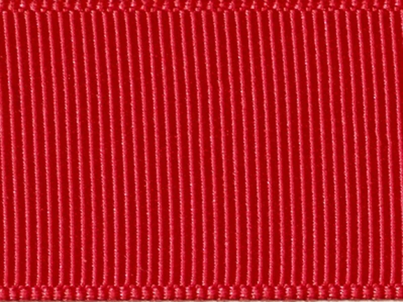 Hot Red 80cm Grosgrain Ribbon