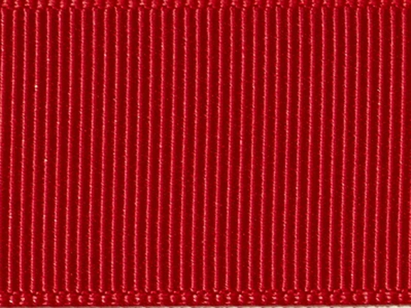 Bright Red 80cm Grosgrain Ribbon