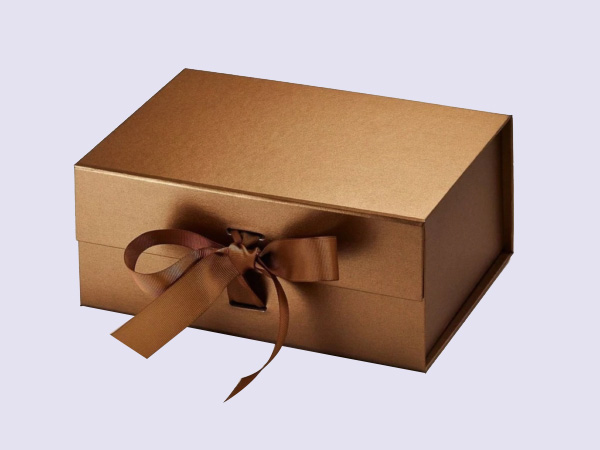 Copper A5 Deep Gift Boxes with changeable ribbon