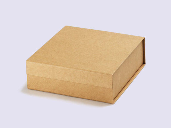 Natural Kraft Large Gift Boxes no ribbon