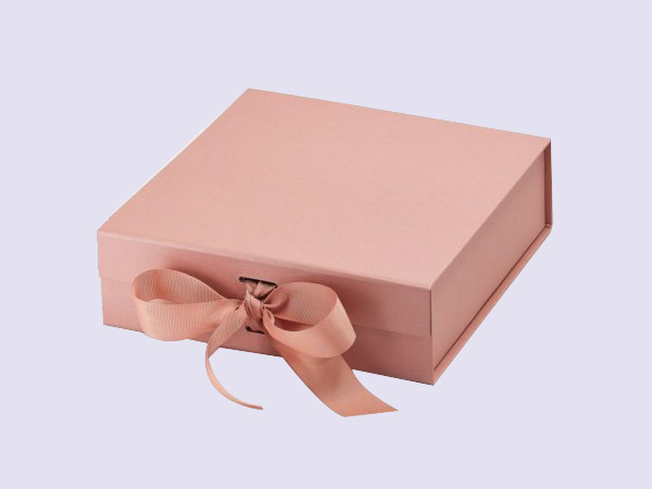 Rose Gold Medium Gift Boxes with changeable ribbon