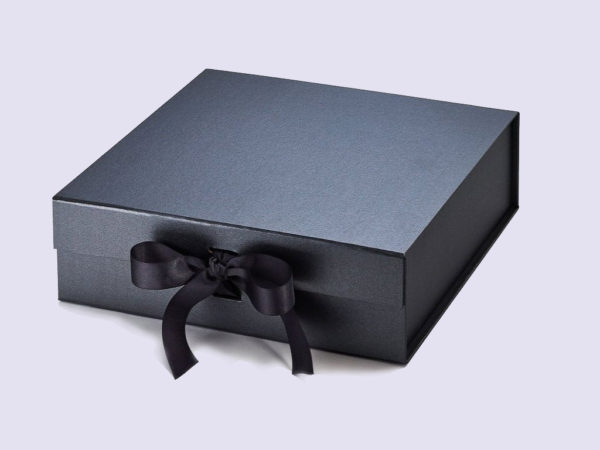 Pewter Large Gift Boxes with changeable ribbon