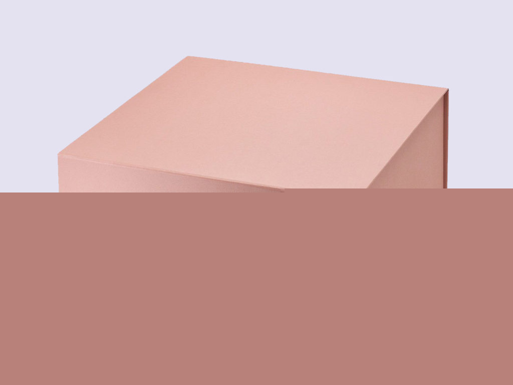 Rose Gold XL Deep Gift Boxes no ribbon
