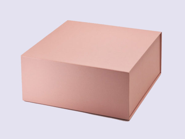 Rose Gold XL Deep Gift Boxes no ribbon