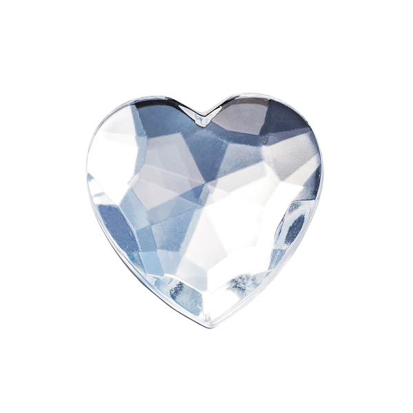 Diamond Heart Gemstone Gift Box Closure