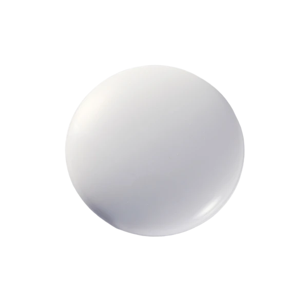 White Gloss Smooth Dome Gift Box Closure