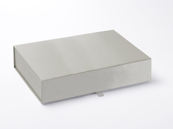 Silver A4 Shallow Gift Boxes