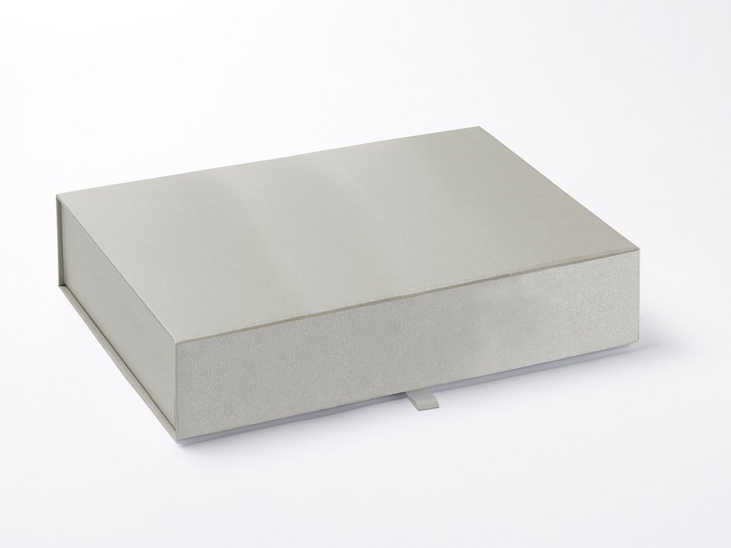 Silver A4 Shallow Gift Boxes