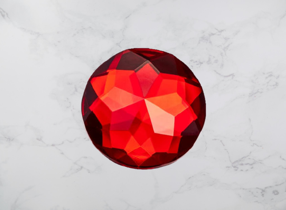 Ruby Gemstone Gift Box Closure