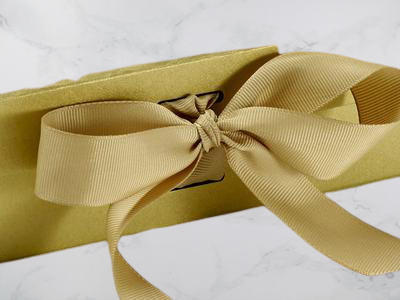 Gold 80cm Grosgrain Ribbon