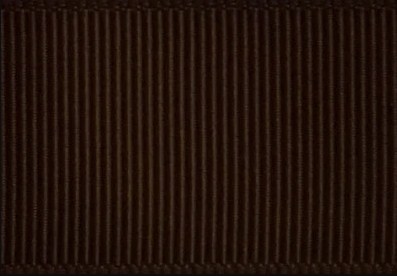 Dark Chocolate Brown 80cm Grosgrain Ribbon